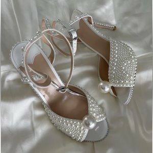 Pearl Shoes / Wedding Shoes - Size 7 (37)